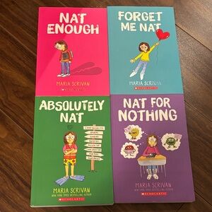 NAT graphic novel series by Maria Scrivan